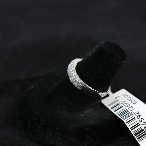 Victoria Townsend, Diamond Pavé Ring (1/2 ct. t.w.) in Sterling Silver Size 7 - Picture 3 of 6